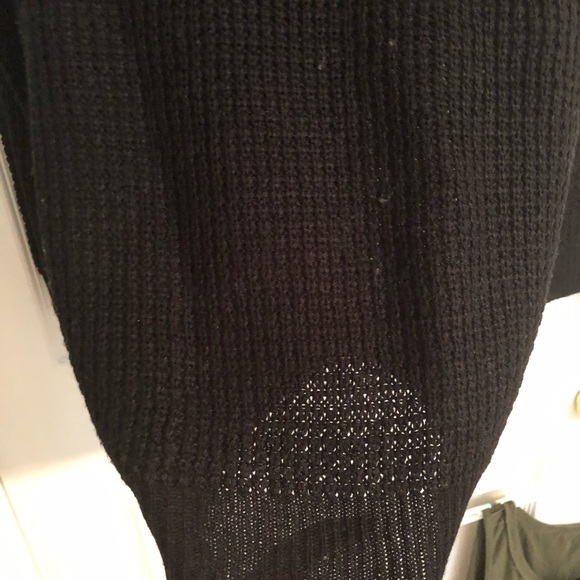 Dottie Couture 2Sable Black Waffle Weave Sweater - Picture 7 of 9